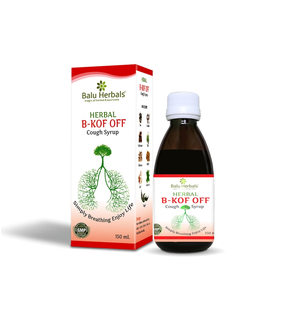 Balu Herbals - B Kof Off Syrup 150ML – BALU HERBALS